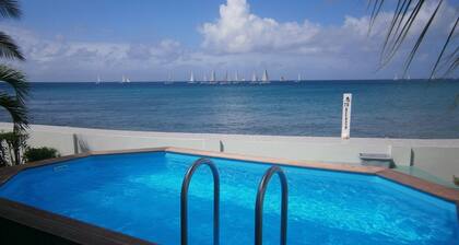 3 BR/3 bath. Sint Maarten DIRECT BEACHFRONT WITH POOL! Rates start at $225/nt!!