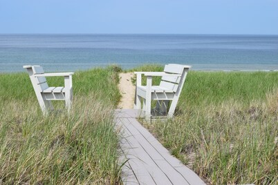 Oceanfront Cape Cod Home on Private Beach Just Steps to the Ocean w/AC