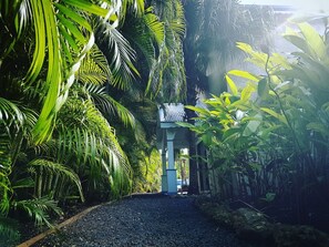 Property grounds - Spacious seaside Creole villa with pool and garden, Saint François.    (Saint François)