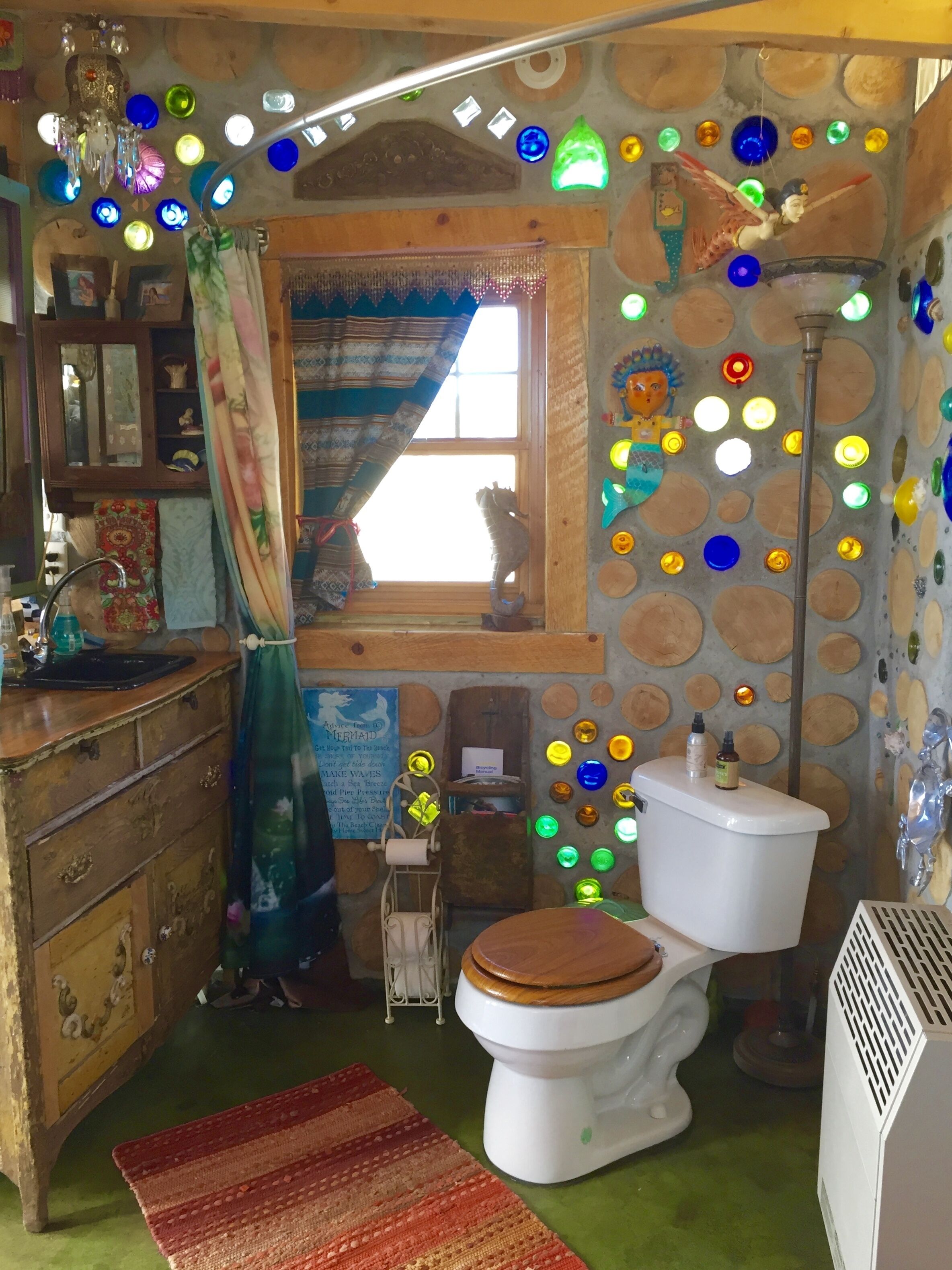 A Solar, Cordwood/Bottle Hand-Built Charming Cottage, In the La Garita Mountains