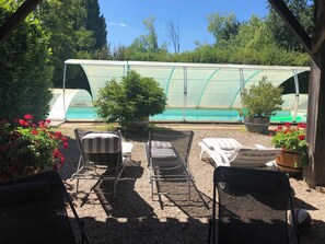 Una piscina climatizada