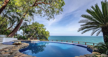 Villa Violeta: une luxueuse cachette luxueuse en bord de mer isolée avec personnel et chef