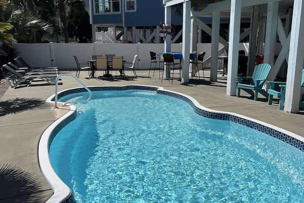 Udendørs pool, opvarmet pool