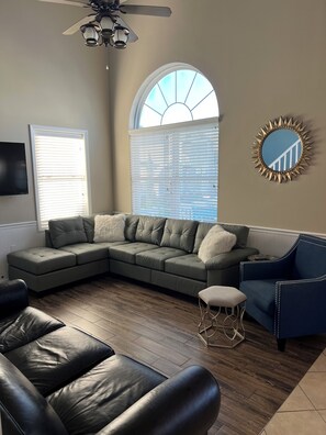 Smart TV, DVD player, books, video library - Ocean Isle Beach House with Private Pool, Pet Friendly, Walk to the Beach 800ft (Ocean Isle Beach)