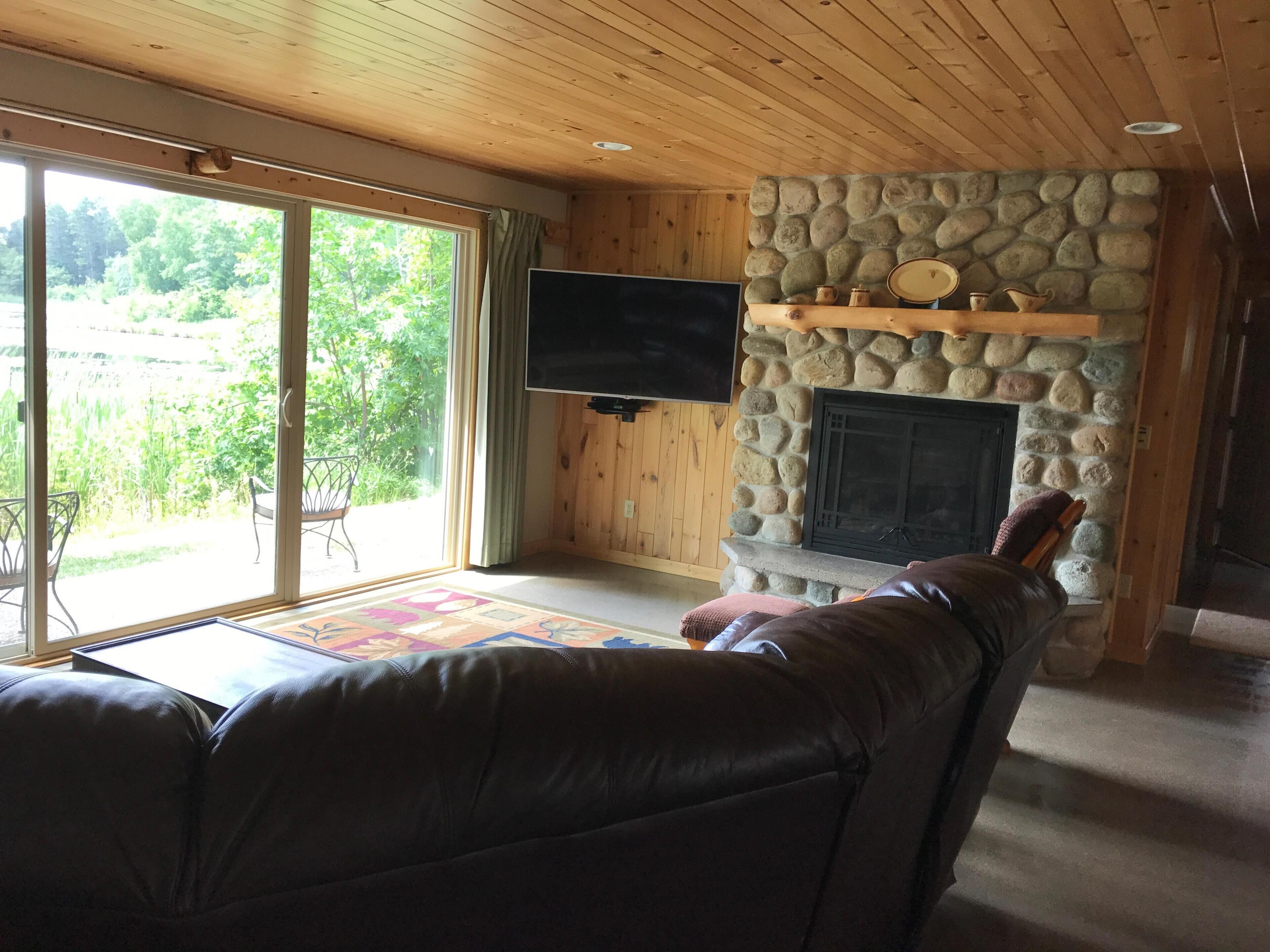 Great gathering space with two living areas.