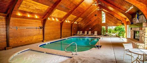 Indoor pool, outdoor pool