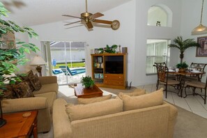 Smart TV, video games, DVD player, table tennis