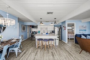 Dining - Beach Cottage with Big Yard & Ocean Views (Galveston)