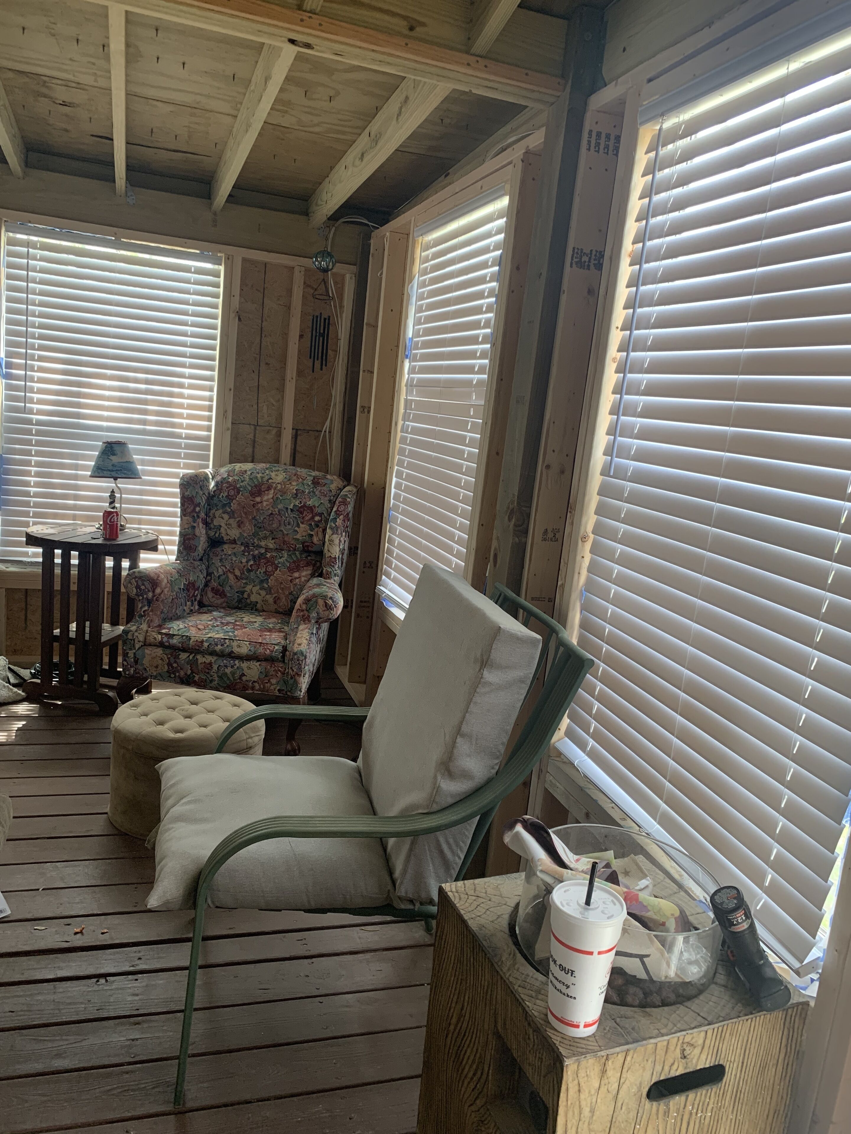 New front room added to Pirate Lover at Holden Beach.