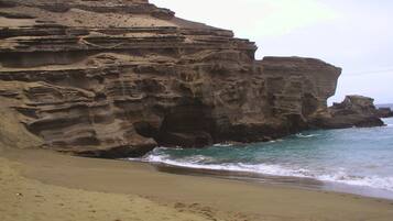 Sun-loungers, beach towels