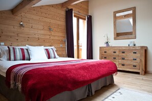 6 bedrooms, iron/ironing board, free WiFi, bed sheets - Chalet with Mont Blanc Views, Hot Tub & Separate Apt (Chamonix-Mont-Blanc)