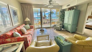 Smart TV, DVD player, books -  Gulf Front Condo---2nd FL --Reserved Parking (Panama City Beach)