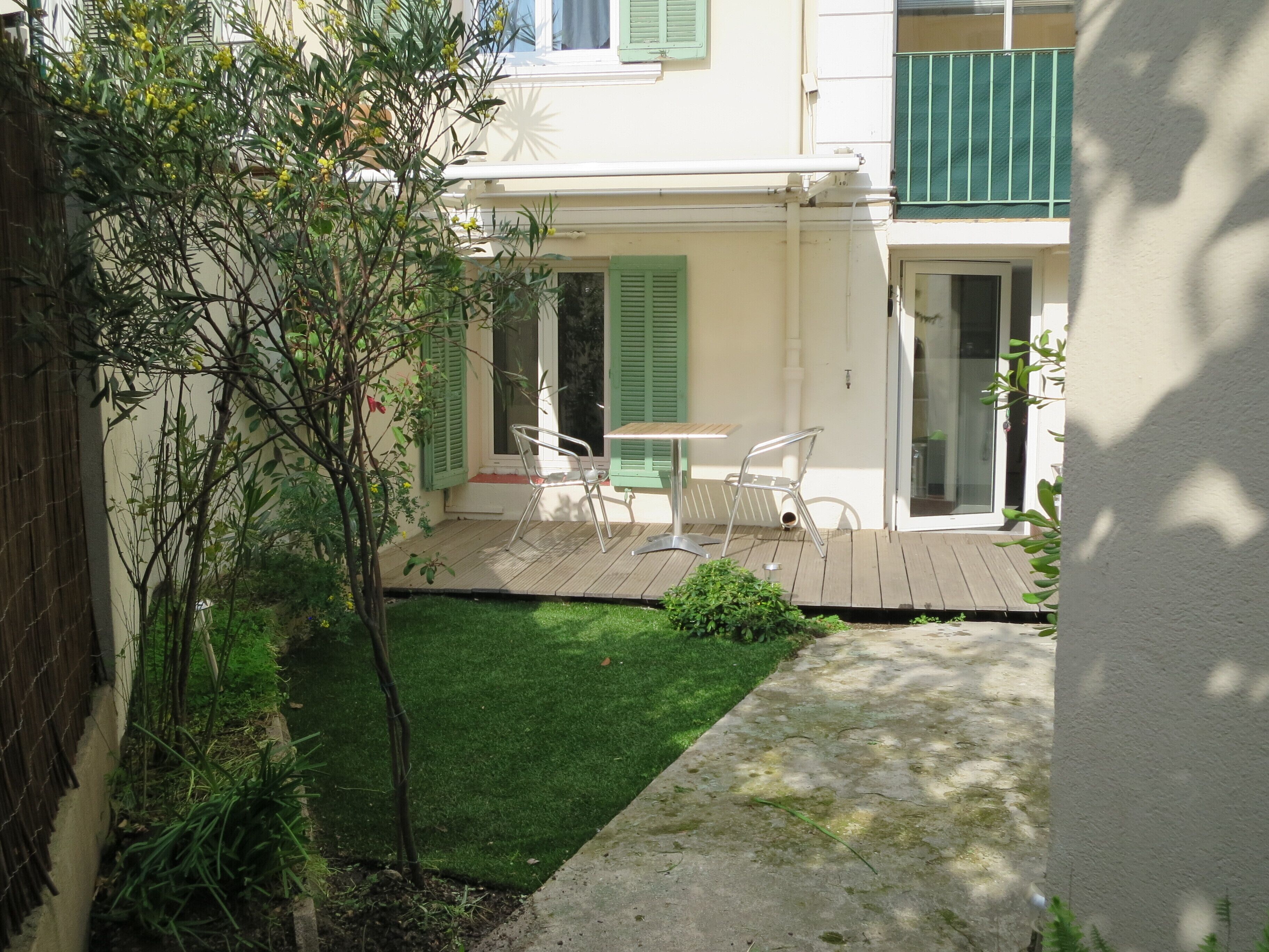 Charming Studio with garden, Cannes center, Palais des Festivals, air conditioning