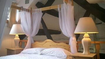 1 habitación, tabla de planchar con plancha, wifi gratis y ropa de cama