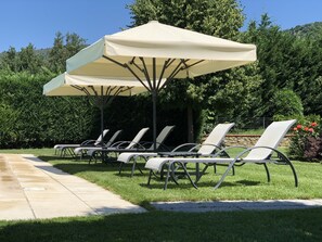 Terrace/patio - Villino Blu private villa for relaxation in Tuscany 10+2 sllepsBig house (Loro Ciuffenna)