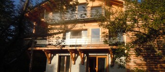 chalet in Saint-Gervais Mont Blanc. In the heart of the village 75m ², 2 mn walk