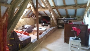 TV, fireplace, DVD player, table tennis - Large typical charming house in Lot on a limestone plateau with heated pool (Sauzet)