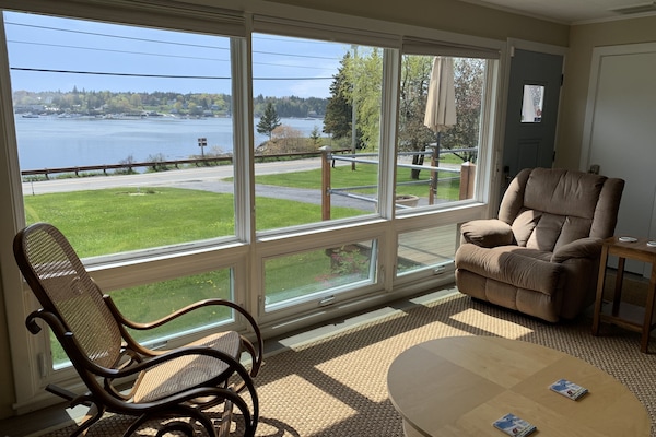 Living Room with view of Bass Harbor
