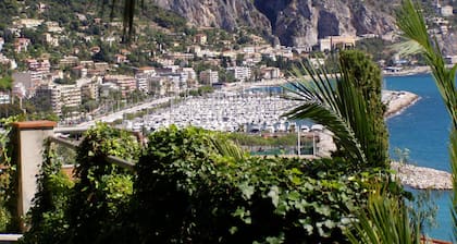 T1 with an extraordinary view, terrace not overlooked, shops 5min