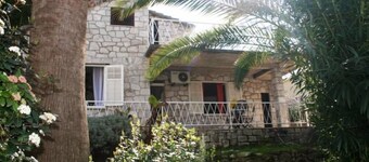 Villa with seaside views from top terrace and garden