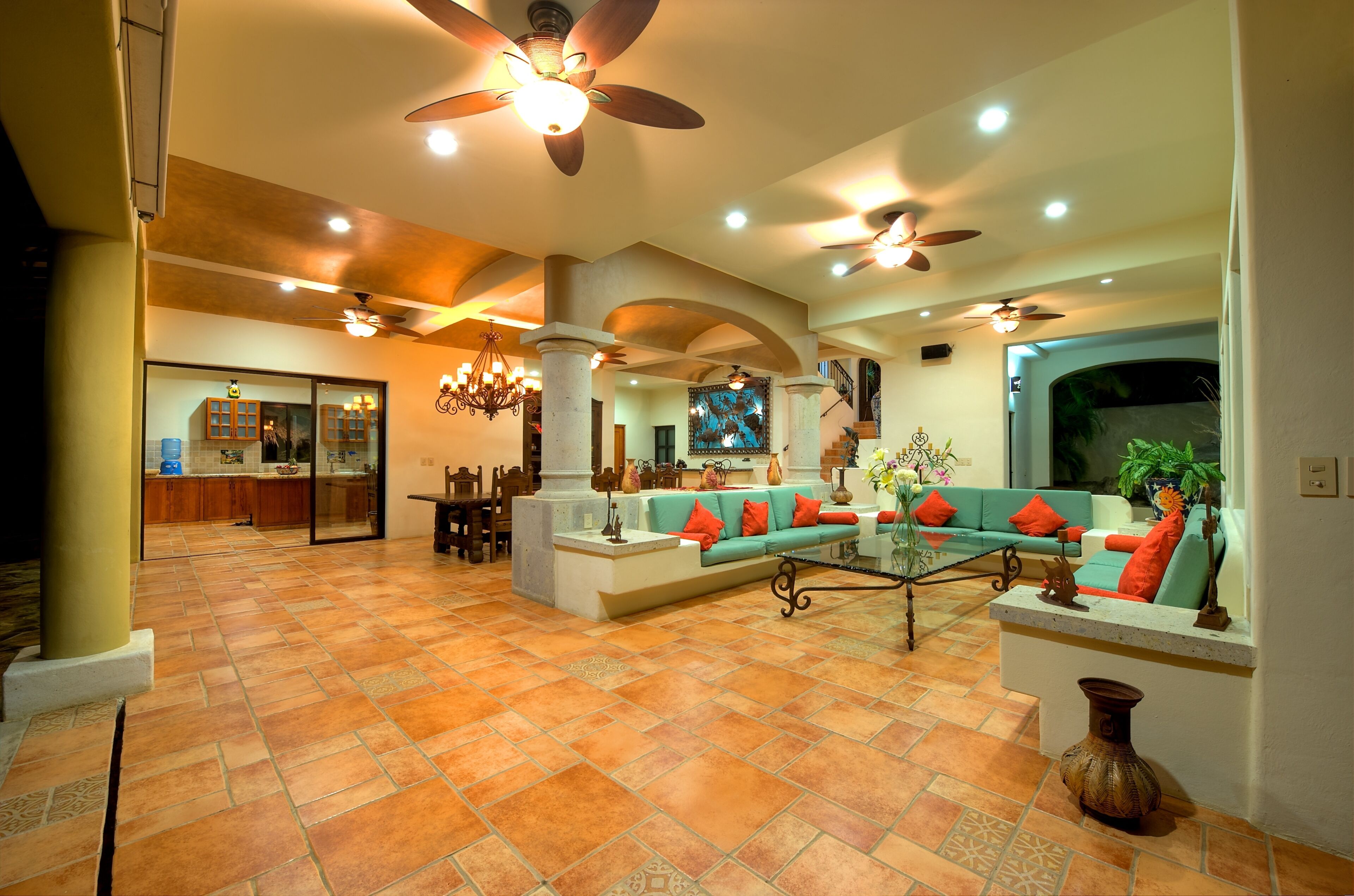 Oceanfront Beach View Villa on Violin Bay near Santa Cruz