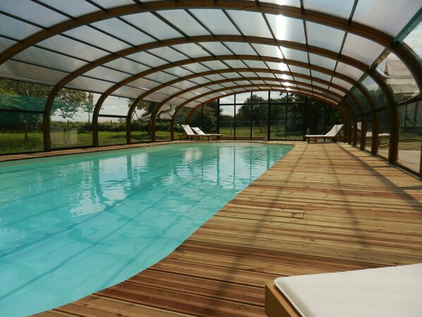 Indoor pool, outdoor pool