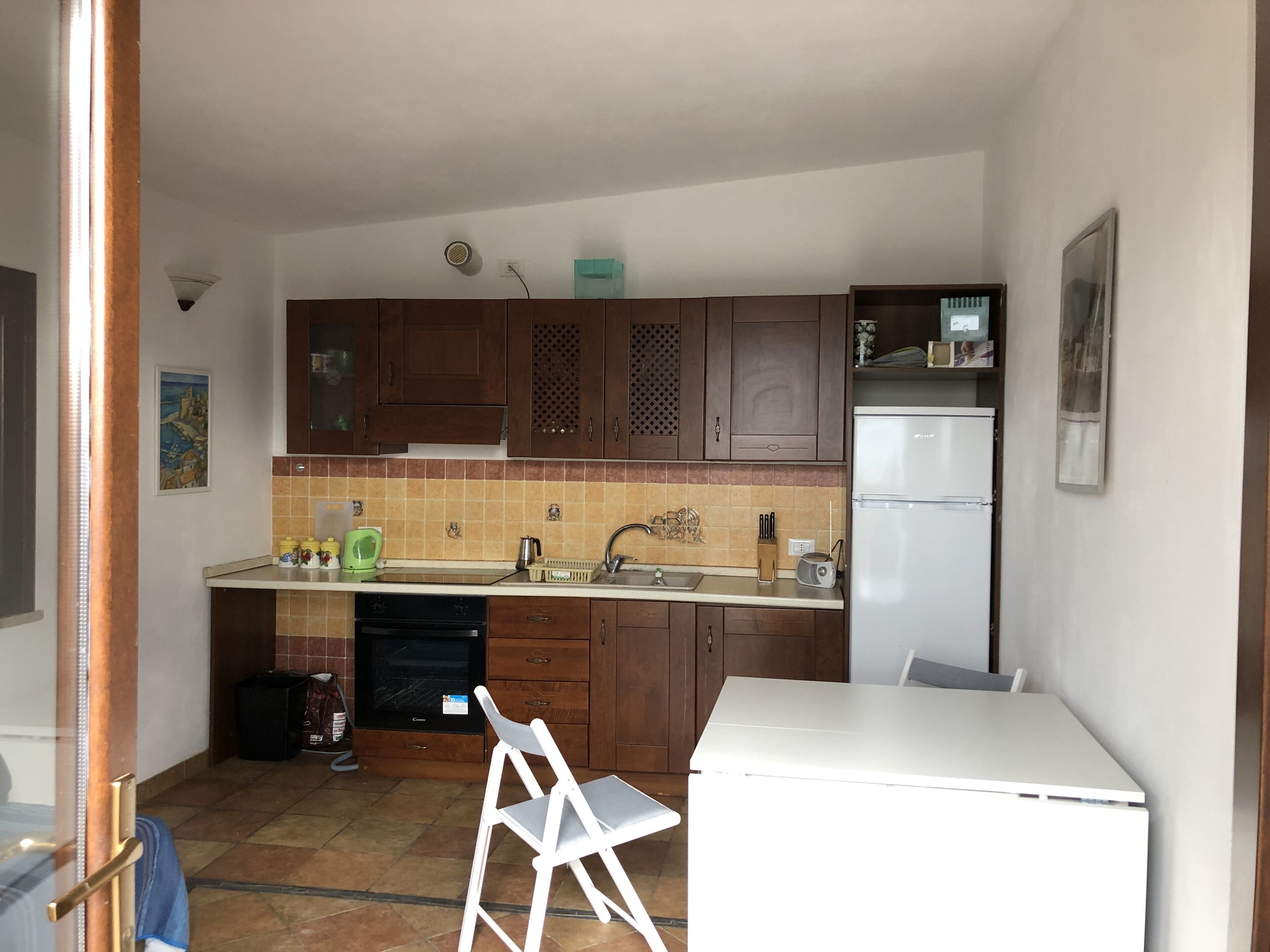 A summer house surrounded by olive trees in the area of Scopello 