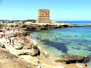 Beach nearby, sun-loungers