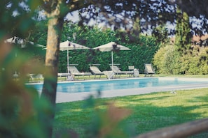 Outdoor pool - House with private pool in the countryside of Pienza (Pienza)