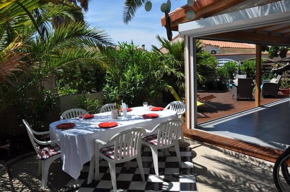 Restauration en plein air