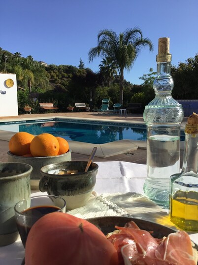 Rural House Vacation in Andalusia Spain, Coin (Málaga - Costa del Sol), in nature, qualit, with private swimming pool and gardens 5000 m2