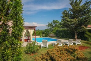 Pool - Holiday house Luna * 1000 m2 fenced garden, terrace, private pool (Marčana)