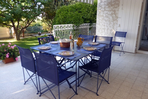 la terrasse ombragée