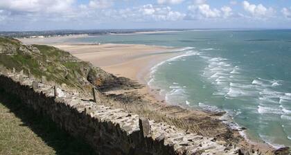 Maison classée *** à 80m de la plage pour 6 personnes avec terrasse et jardin