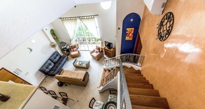 Best Location! Beautiful, spacious, and private penthouse 1 block to Mamitas!