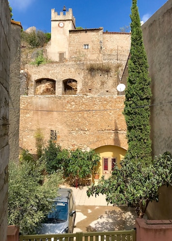 entre principale / cour / parking prive