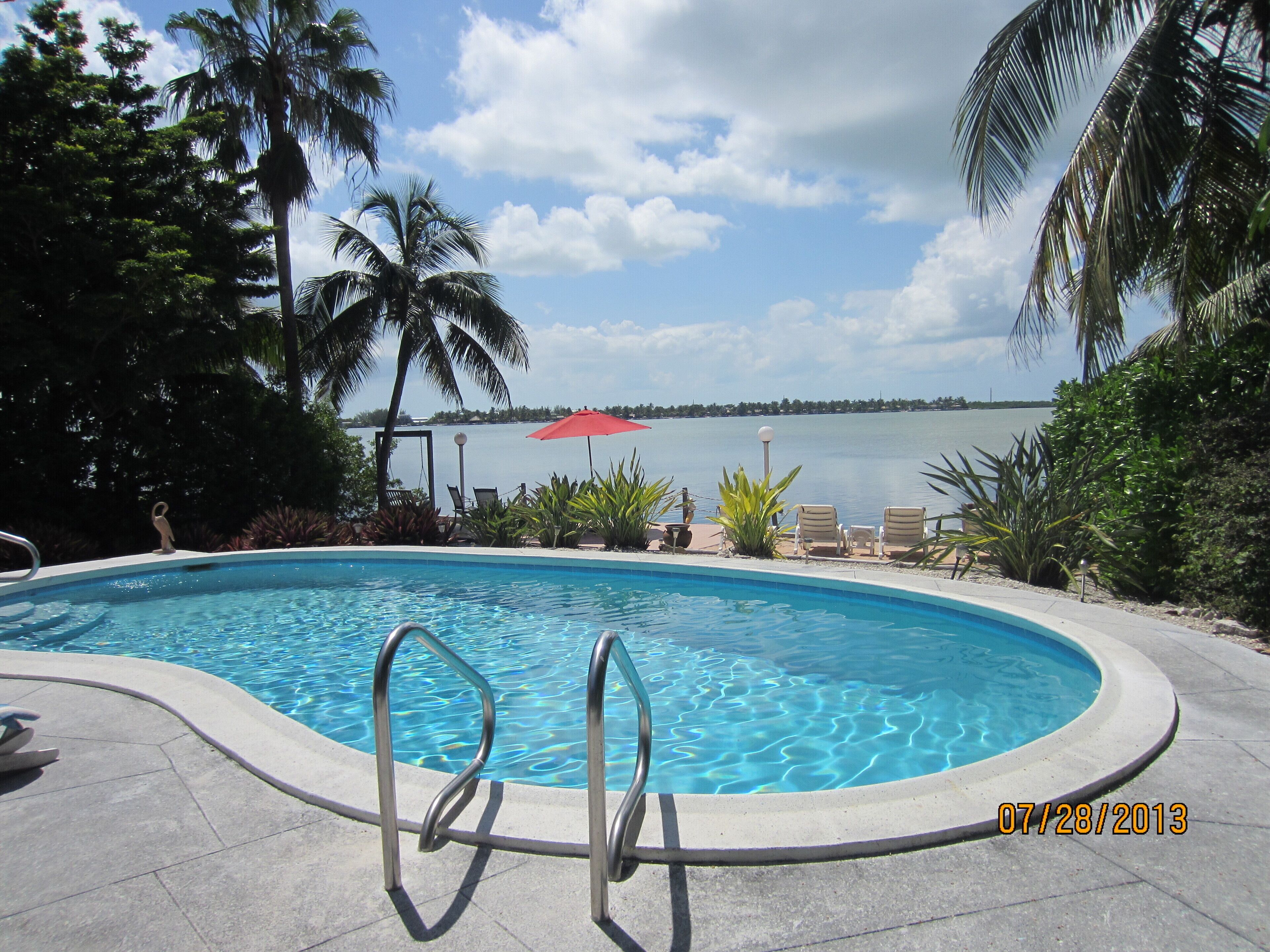 Large professionally maintained, heated 
in ground pool.