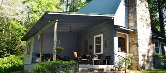 Charming Mountain Cabin w/ Waterfall, 3 mi. to Highlands Center