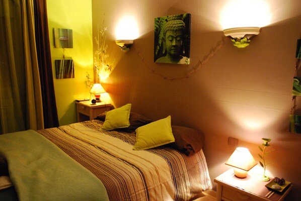 2 chambres, fer et planche Ă repasser, Wi-Fi, draps fournis