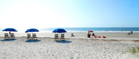 Aan het strand, strandlakens