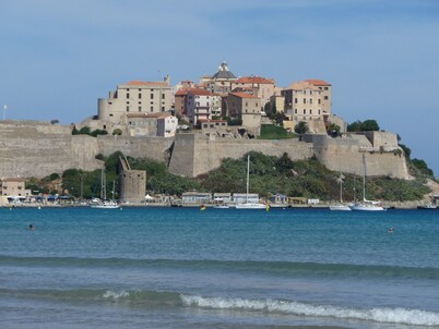 Beautiful villa near Calvi on private land with private pool