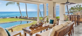 Two Private hosted Oceanfront Homes conveniently located in Kailua Kona, Hawaii