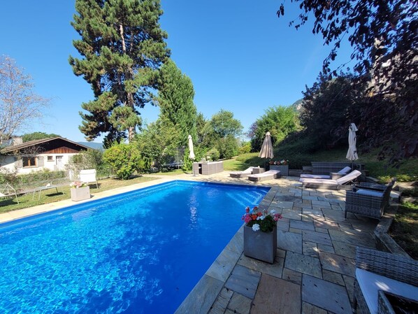 Una piscina climatizada