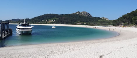 Vlak bij het strand