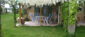 Lacale Gîte mit Blick auf den Fluss (Dordogne).