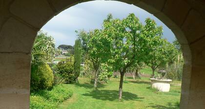 Gîtes Glycine face rivière Saint-Emilion
