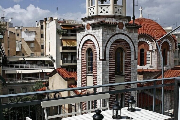 Church opposite the apartment