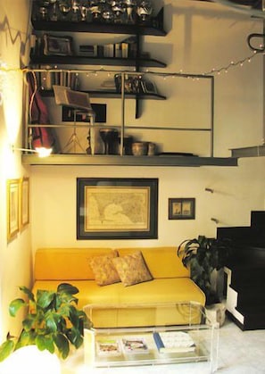 TV, DVD player, books