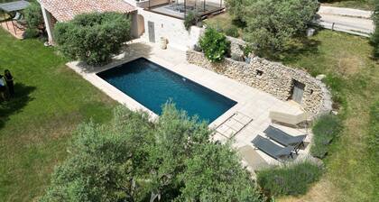 Beautiful house surrounded by nature with swimming pool