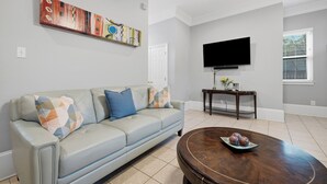 Smart TV, DVD player, video library